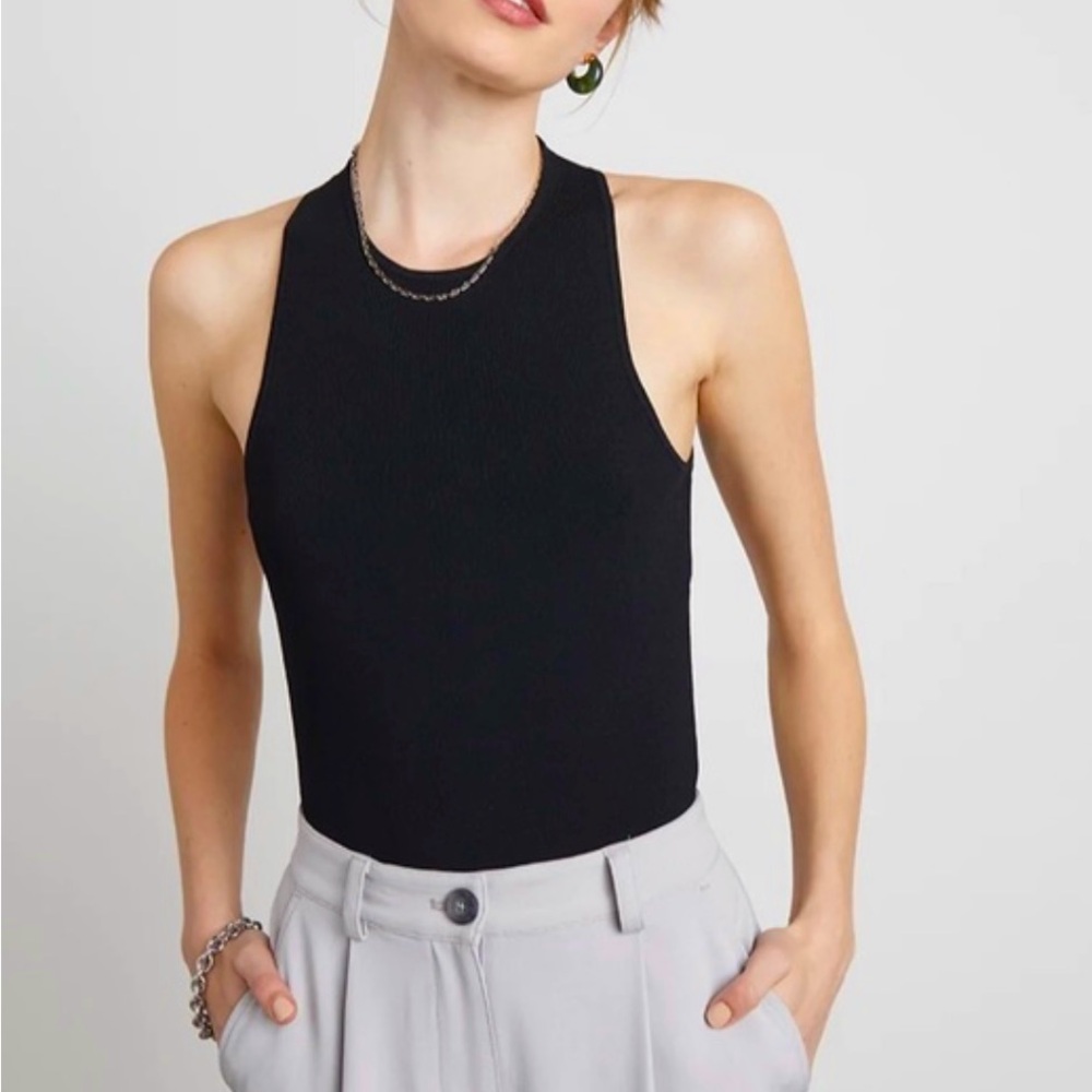 Stretch, open back bodysuit - Nala Who What Wear NWT (M)